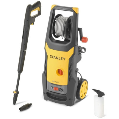 Мінімийка високого тиску Stanley 1600Вт 125бар 420л/год шланг 6м 9.2кг Мінімийка високого тиску Stanley 1600Вт 125бар 420л/год шланг 6м 9.2кг