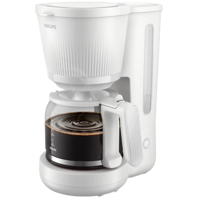 Philips Кавоварка крапельна 3000 Series, 1.38л, мелена, підтримка температури, білий Philips Кавоварка крапельна 3000 Series, 1.38л, мелена, підтримка температури, білий