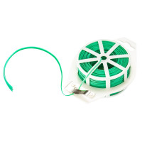 Проволока садовая Verto, ПВХ-оболочка, с обрезчиком, 0.15смх50м, зеленый (15G530) Проволока садовая Verto, ПВХ-оболочка, с обрезчиком, 0.15смх50м, зеленый (15G530)