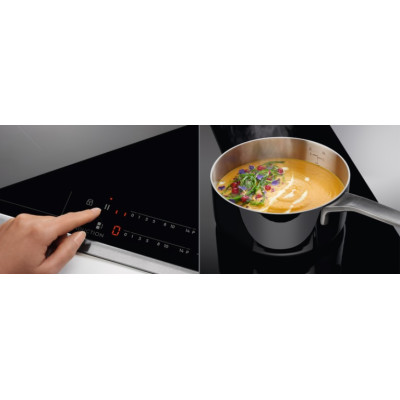 Варильна поверхня Electrolux індукційна, 60см, розширена зона, чорний