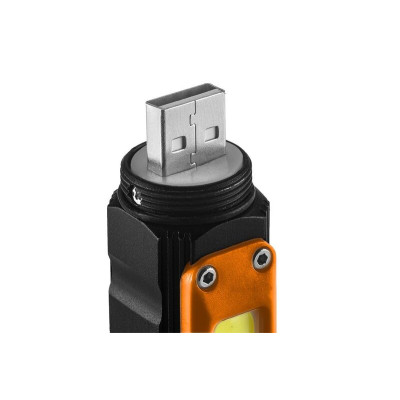 Neo Tools Ліхтар ручний акумуляторний, 2000мА•год, 300лм, 3Вт, 5 функцій освітлення, червоне світло, конструкція, що крутиться на 180°, магніт, IP20 Neo Tools Ліхтар ручний акумуляторний, 2000мА•год, 300лм, 3Вт, 5 функцій освітлення, червоне світло, конструкція, що крутиться на 180°, магніт, IP20