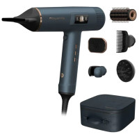 Фен Rowenta Maestria For you, 1800Вт, 3 режими, дифузор, іоніз-я, хол. обдув, дисплей, синій