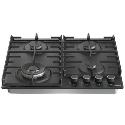 Варильна поверхня Gorenje газова, 60см, чавун, чорний
