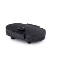 Мини-гриль Gorenje 1200Вт, алюминий, пластина д/вафель, корпус-металл, черный