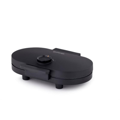 Мини-гриль Gorenje 1200Вт, алюминий, пластина д/вафель, корпус-металл, черный