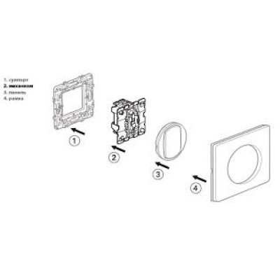 Механізм розетки інформаційної 1хRJ45 кат.6 FTP Legrand Celiane, 9 контактів Механізм розетки інформаційної 1хRJ45 кат.6 FTP Legrand Celiane, 9 контактів