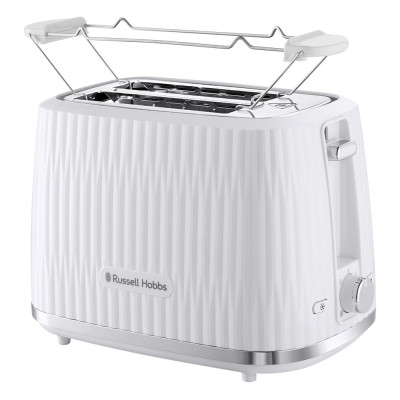 Тостер Russell Hobbs Eden 800Вт, пластик, подогрев, разморозка, белый Тостер Russell Hobbs Eden 800Вт, пластик, подогрев, разморозка, белый
