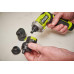 Ryobi Викрутка акумуляторна USB Lithium RSD4-120TA2 4В 1х2А·год 5Нм 200об·хв 2 насадки 10 біт 0.31кг кейс