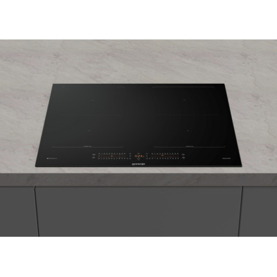 Варильна поверхня Gorenje індукційна, 60см, PowerBoost, TouchControl, Wi-Fi, збільшена площа приготування, чорний