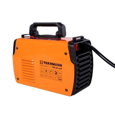 Зварювальний апарат інверторний Tekhmann TWI-20 LCD 200А 9.8кВт 220-230В Hot start 3.5кг