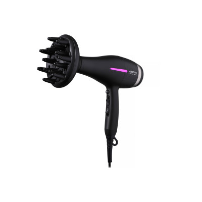 Фен ARDESTO Violet PRO HD-Y223PRO, 1850-2200Вт, 2 швидкості , 3 темп.режими, дифузор, чорний