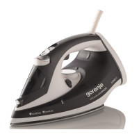 Праска Gorenje, 2200Вт, 280мл, паровий удар -90гр, верт. відпарювання, антинакип, керам. підошва Праска Gorenje, 2200Вт, 280мл, паровий удар -90гр, верт. відпарювання, антинакип, керам. підошва