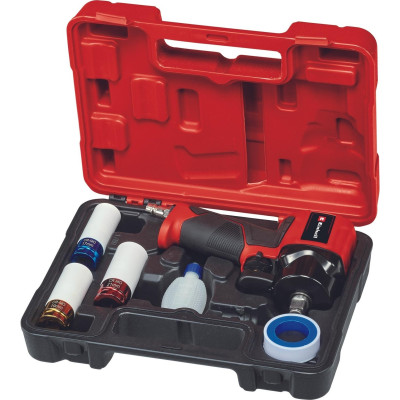 Einhell Гайкокрут пневматичний TC-PW 610 Compact, 610Нм, 6.3бар, 142л/хв, М14, 3 головки, кейс, 1.14кг