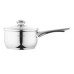 Ківш зі скляною кришкою Ardesto Gemini Gourmet Spoleto, 1.6л, нержавіюча сталь AR1916GSS