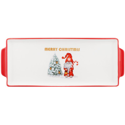 ARDESTO Блюдо Gnomes, 30х12см, порцеляна, прямокутна ARDESTO Блюдо Gnomes, 30х12см, порцеляна, прямокутна