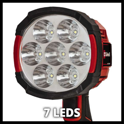 Ліхтар Einhell TE-CL 18/2500 LiAC - Solo акум., PXC, 2500 лм, 18В, 6500 К, 7 LED, 18/12В, 0.6 кг (без АКБ і ЗП) (4514145)