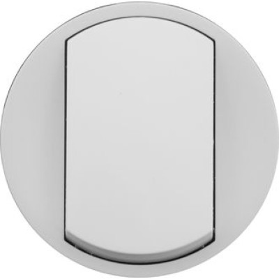 Лицьова панель 1-клавішного вимикача, Celiane Legrand, білий