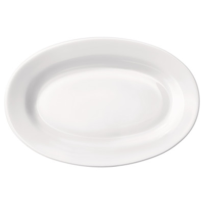 Блюдо Bormioli Rocco Toledo, 22х14см, опалове скло, овальна, білий Блюдо Bormioli Rocco Toledo, 22х14см, опалове скло, овальна, білий