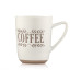 Чашка ARDESTO Coffee, 340мл, кераміка, білий