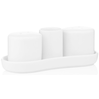 Набір для солі та перцю ARDESTO, 4 предмети, порцеляна, білий Набір для солі та перцю ARDESTO, 4 предмети, порцеляна, білий