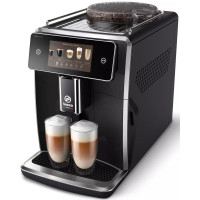 Кавомашина Saeco Xelsis Deluxe 1.7л, зерно + мелена, автомат.капучинатор, авторецептів - 22, чорний Кавомашина Saeco Xelsis Deluxe 1.7л, зерно + мелена, автомат.капучинатор, авторецептів - 22, чорний