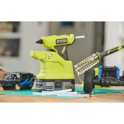 Ryobi Пістолет клейовий ONE+ RGLM18-0, акумуляторний, 18В, стрижень 7мм (без АКБ та ЗП)