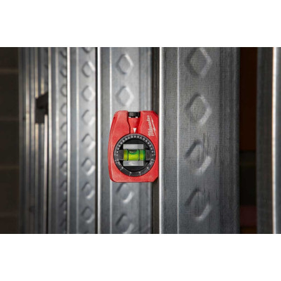 Рівень Milwaukee MiniBox, 7.8см, 1 капсула, 360° магнітний, алюмінієвий корпус Рівень Milwaukee MiniBox, 7.8см, 1 капсула, 360° магнітний, алюмінієвий корпус