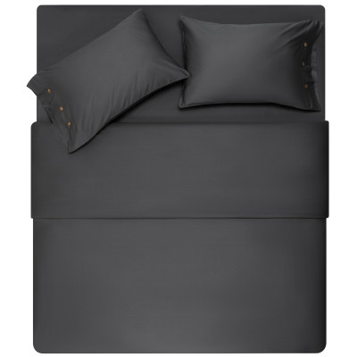 Підковдра ARDESTO Mix&Match Premium, 160х220см, 100% бавовна, сатин, сірий