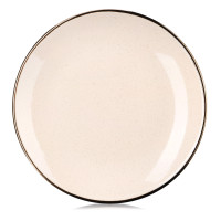 ARDESTO Тарілка десертна Emilia, 20см, кераміка, бежевий