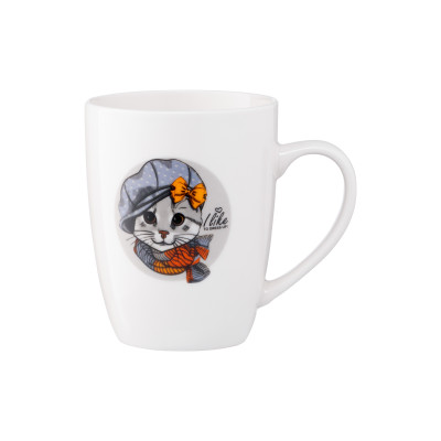 ARDESTO Чашка Lovely cat, 320 мл, порцеляна