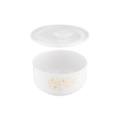 ARDESTO Салатник з кришкою Sunny day, 12 см, порцеляна ARDESTO Салатник з кришкою Sunny day, 12 см, порцеляна