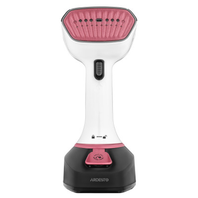 Відпарювач ARDESTO ручний SI-S1400, 1400Вт, 280мл, паровий удар, постійна пара - 22гр, керам. підошва, біло-чорний