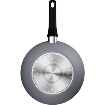 Сковорода ВОК Tefal Halo, 28см, алюміній, бакеліт, сірий
