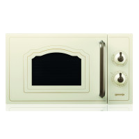 Микроволновая печь Gorenje, 20л, механическое управление, 700Вт, гриль, бежевый (MO4250CLI)