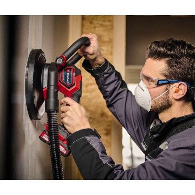 Einhell Шліфмашина для стін акумуляторна TP-DWS 18/225 Li, PXC, 18В, безщіткова, d225мм, 600-1200 об·хвхв, 2.36кг (без АКБ та ЗП)