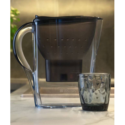 Фільтр-глечик Brita Marella XL Memo MXPro 3.5л (2л очищеної води) з фільтр-картриджем, сірий