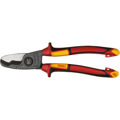 Кабелеріз Milwaukee, діелектричний, для робіт під напругою 1000В, 210мм, 0.315кг