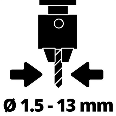 Верстат свердлильний Einhell TC-BD 500 350Вт D13мм 300-2410об/хв 14.31кг