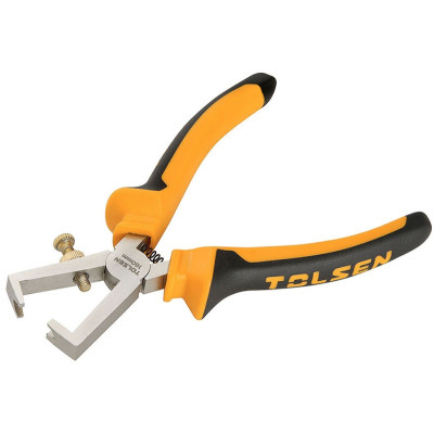 Кліщі для зняття ізоляції Tolsen, 160мм, сталь Кліщі для зняття ізоляції Tolsen, 160мм, сталь