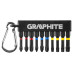 Graphite Біти ударні, набір 10шт, 50мм, PH,PZ,TX, сталь S2, карабін