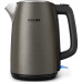 Philips Електрочайник Viva Collection, 1.7л, Strix, метал, чорно-мідний