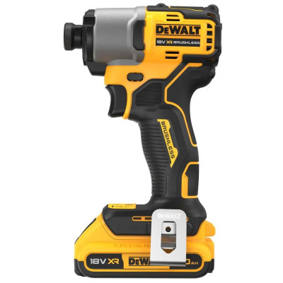 Шурупокрут ударний акумуляторний DeWalt 18В XR Li-Ion безщітковий 192Нм 3200об/хв 4200уд/хв 0.88кг без АКБ та ЗП Шурупокрут ударний акумуляторний DeWalt 18В XR Li-Ion безщітковий 192Нм 3200об/хв 4200уд/хв 0.88кг без АКБ та ЗП
