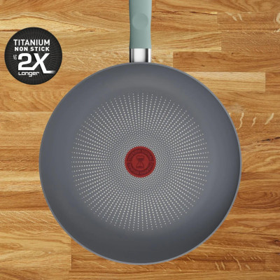Сковорода Tefal Halo EUCALYPTUS, 24см, алюміній, бакеліт, сірий Сковорода Tefal Halo EUCALYPTUS, 24см, алюміній, бакеліт, сірий