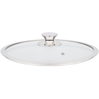 Кришка ARDESTO Gemini, 26см, термостійке скло, нержавіюча сталь