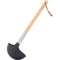 Ополоник ARDESTO Midori, 30.5см, нейлон, дерево, нержавіюча сталь, чорний