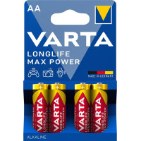 Батарейка Varta Longlife Max Power AA блістер, 4 шт Батарейка Varta Longlife Max Power AA блістер, 4 шт