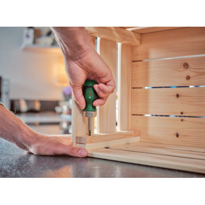 Викрутка Bosch з тріскачкою, 6 насадок