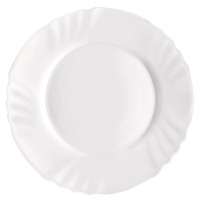 Тарілка десертна Bormioli Rocco Ebro, d20см, опалове скло, білий