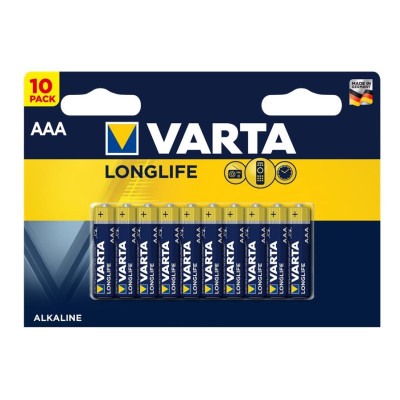 Батарейка Varta Longlife лужна AAA блістер, 10 шт