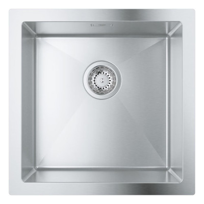 Мийка кухонна Grohe K700, нерж.сталь, квадрат., без крила, 464x464x200мм, чаша - 1, уніврсальна, матова нержавіюча сталь